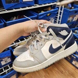 Nike Kids' Navy and White High-Top Sneakers